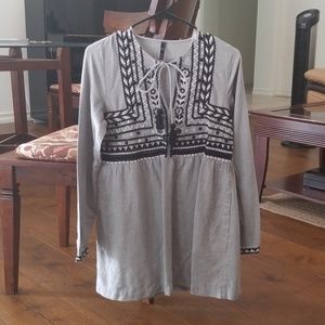 Zara Embroidered Dress